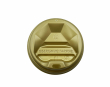 Кришка пластикова РОМБ Gold Ø73