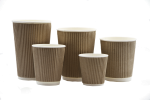 стаканы гофрированные
