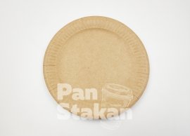 Тарелка бумажная Эко KRAFT