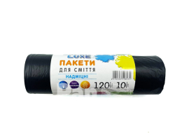 Пакети для сміття 120л ТМ Super Luxe