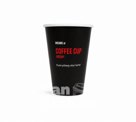  Стакан бумажный 16oz - COFFEE CUP ENERGY 500мл  50шт / уп  (20уп /1000шт) Р 90