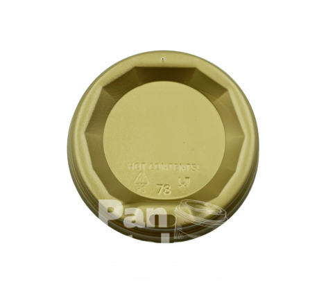 Кришка пластикова РОМБ Gold Ø78