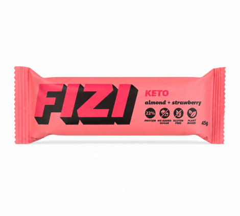  КЕТО Протеиновый  батончик STRAWBERRY + ALMOND  45 гр (1 уп/10 шт)
