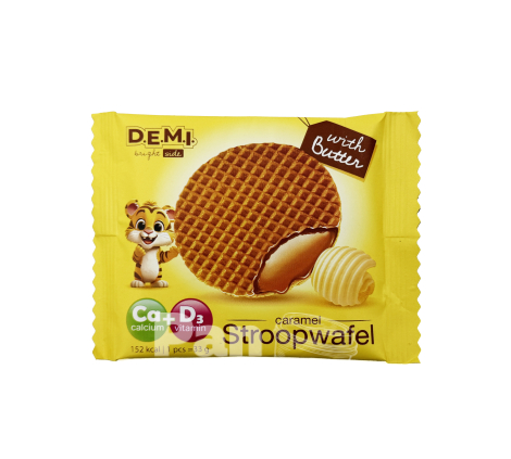 Вафлі Stroopwafel карамель та вершкове масло