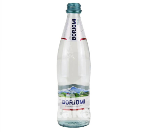Вода газована BORJOMI скло 0,5 