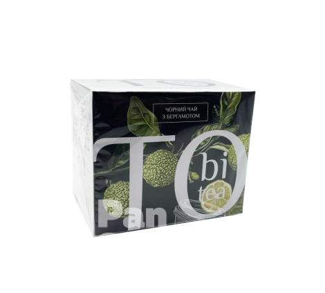 Чай в пакетиках Tobi Tea Чорний з бергамотом