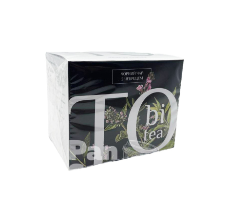 Чай в пакетиках Tobi Tea Чорний з чебрецем