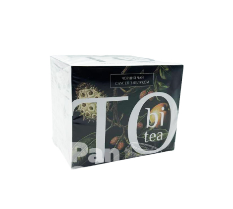 Чай в пакетиках чорний Tobi Tea Чебрець з яблуком